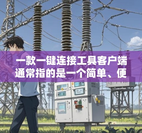 一款一键连接工具客户端通常指的是一个简单、便捷的界面，用于连接到第三方的应用程序（如微信、QQ、支付宝等）以下是制作一款一键连接工具客户端的步骤和功能设计