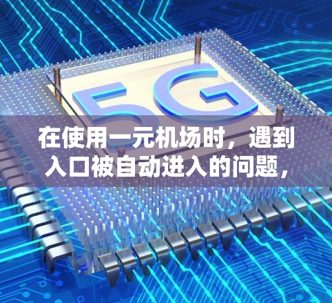 在使用一元机场时，遇到入口被自动进入的问题，可以按照以下步骤进行