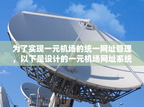 为了实现一元机场的统一网址管理,以下是设计的一元机场网址系统的核心功能模块 为了实现一元机场的统一网址管理,以下是设计的一元机场网址系统的核心功能模块