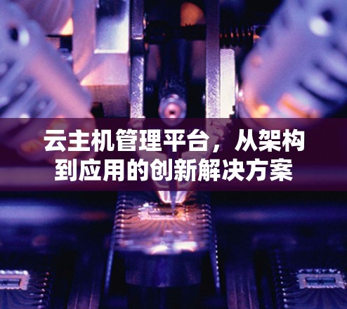 云主机管理平台,从架构到应用的创新解决方案 云主机管理平台,从架构到应用的创新解决方案