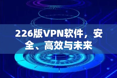 226版VPN软件,安全、高效与未来